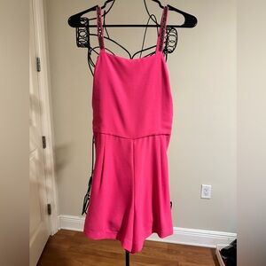 Onsie pink small romper